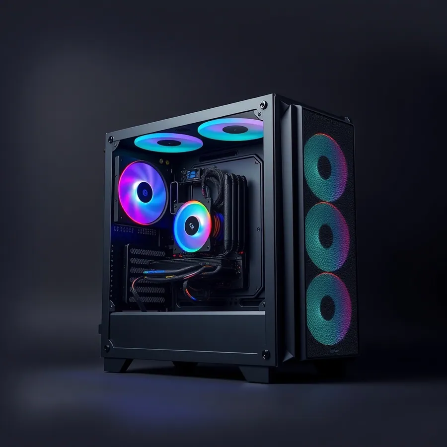 Lian Li Lancool 216 RGB ATX Mid-Tower PC Case (Black) view 2